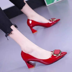 Women Cute Casual Brown High Quality High Heel Pumps Lady Casual Striped Shoes Female Sexy Party Shoes Bombas De Mujeres E5131