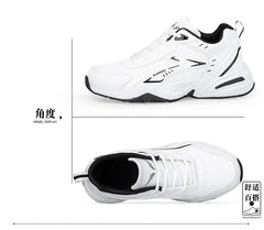 Chunky Sneaker for Men Thick Sole Versatile 2025 New Trend Mesh Lace Up Breathable Casual Sports Shoes Increased Soft Soles
