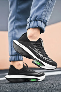 Marathon Air Cushion Casual Men Sports Running Shoes Breathable Lightweight Womens Comfortabl Athletic Nonskid Sneakers Footwear