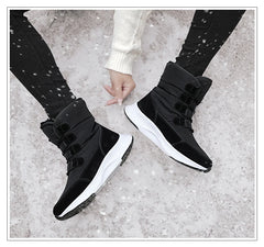 2023 Winter White Snow Boots Waterproof Non-slip Thicken Plush Warm Ankle Boots Women Shoes Botas Mujer Platform Shoes