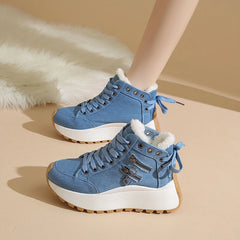 2025 New Designer Women Sneakers High Quality Shoes Female Women Shoes for Women Lace Up Platform Sneakers Женская Обувь