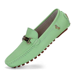 YRZL Men's Loafers Dress Office Shoes Men PU Leather Casual Shoes Lightweight Breathable Comfortable Slip on Driving Shoes Men