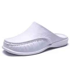 2025 Men Shoes EVA Slip on Flats Shoes Men's Slippers Men Walking Half Slipper Comfortable Soft Household Sandals
