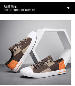 Men Sneakers Casual Shoes Men Flat Brand Fashion Canvas Shoes Comfortable Driving Tennis Sports Shoes Student