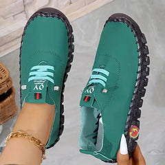 Women Sneakers 2024 New Spring Summer Loafers Soft-soled Roman Breathable Sneakers Women Retro Plus Size Single Shoes for Women