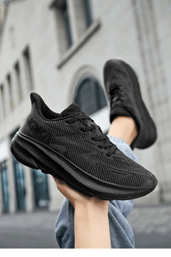 Men Sports Running Shoes Casual Carbon Plate Marathon Breathable Lightweight Women's Comfortable Athletic Nonskid Sneakers