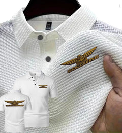 New Men's Polo Short sleeved Goldwing GL1800 Japan Motocycles Tee Ice Silk Breathable Fashion T-Shirt Male Clothes Lapel Tops