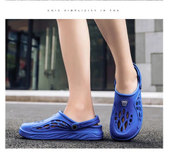 Male Slippers EVA Outdoor Vacation Simple Sandals Indoor Anti-slip Waterproof Clogs Off White Shose Summer Platform Shoes