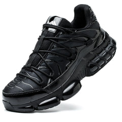 Air Cushion Safety Shoes Men Steel Toe Sneaker Puncture Proof Sport Work Shoes Man Safety Boots Black Male Work Boots Plus Size