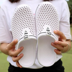 YRZL Men Slippers Lightweight Breathable Fashion Women Shower Slipper High Quality Beach Couple Flip Flop Swimming Shoes