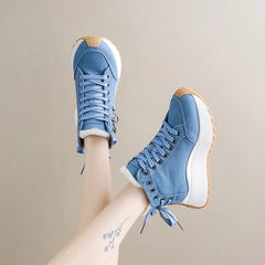 2025 New Designer Women Sneakers High Quality Shoes Female Women Shoes for Women Lace Up Platform Sneakers Женская Обувь
