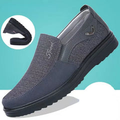 Size 50 Men Breathable Shoes Fashion Light Old Beijing Cloth  Men's Slip on Flat Canvas Shoes Work Zapatillas Hombre