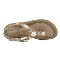 Summer New woman sandals Fashion Flats Women Casual Beach Shoes Women's Bohemia Style Leisure sandals Large Size 36-42