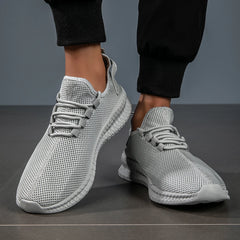 YRZL Mens Running Breathable Lightweight Sneakers Men Casual Sports Shoes Anti Slip Walking Shoes Comfortable Gym Training Shoes