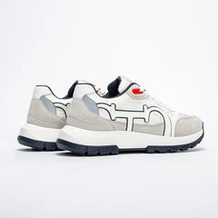 CHCH Women's Tennis Shoes 2024 Spring New Bull Leather+Fabric Spliced Casual Sports Shoes
