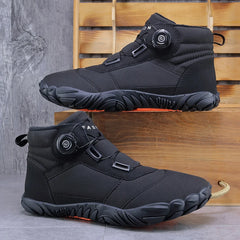 Men Winter Boots Outdoor Barefoot Boots for Women Ankle Boots Plush Warm Snow Shoes Non-slip Sneakers Plus Size Couple Shoes
