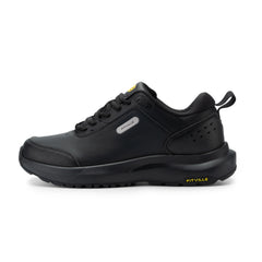 Fittington Hiking Shoes Extra Wide For Man Outdoor Walking Shoes Low-top Waterproof Work Shoes Toe with Arch Support for Heel