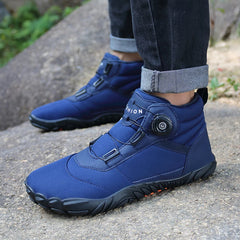 Men Winter Boots Outdoor Barefoot Boots for Women Ankle Boots Plush Warm Snow Shoes Non-slip Sneakers Plus Size Couple Shoes