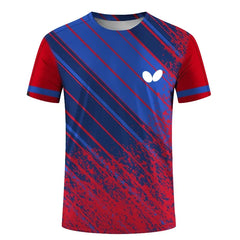 Men's short-sleeve, round-neck T-shirt, 3D, quick-drying, printed prom dress style, loose, breathable, comfortable, Summer