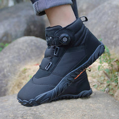 Men Winter Boots Outdoor Barefoot Boots for Women Ankle Boots Plush Warm Snow Shoes Non-slip Sneakers Plus Size Couple Shoes