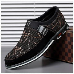 Business Men Leather Shoes for Men 2025 New Comfort Trend Flat Work Shoes Casual Moccasin Sneakers Slip on Big Size Male Loafers