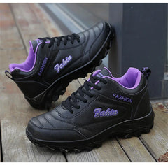 New 2025 Autumn Winter Sneakers Women Comfort Soft Sole Non Slip Casual Shoes for Women PU Waterproof Sport Shoes Zapatillas