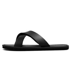 Men's Outdoor Slippers Beach Flat Flip-flop Slippers Summer Casual Slippers Indoor Home Men's Non Slip Shoes Breathable Sandals