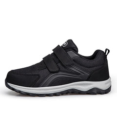 Diabetic Shoes for Men Comfort Walking Shoes for Elderly Swollen Feet Orthopedic Adjustable Double Strap Hook and Loop Sneakers