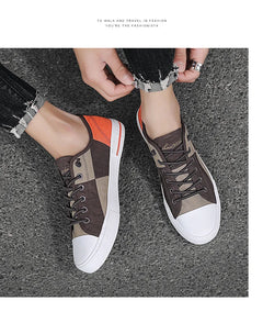 Men Sneakers Casual Shoes Men Flat Brand Fashion Canvas Shoes Comfortable Driving Tennis Sports Shoes Student