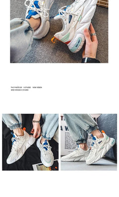 2025 Fashion and Comfortable Mesh Breathable Outsole Shoes Summer Hot Sale Mens Casual Shoes Thick Bottom Breathable Sneaker