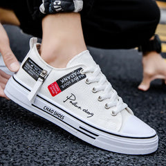 Fashion Men's Canvas Shoes Summer Breathable Men Casual Shoes Outdoor High Quality Sneakers Comfortable Low-Top Men tennis Shoes