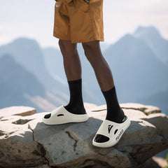 EVA Men Outdoor Slippers Sports Heightened Thick Bottom Slippers Comfortable Breathable Outdoor Slippers