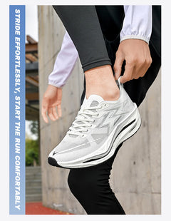 Men Running Shoes Marathon Carbon Board Speciality Sports Breathable Lightweight Women's Comfortable Athletic Nonskid Sneakers