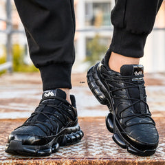 Air Cushion Safety Shoes Men Steel Toe Sneaker Puncture Proof Sport Work Shoes Man Safety Boots Black Male Work Boots Plus Size