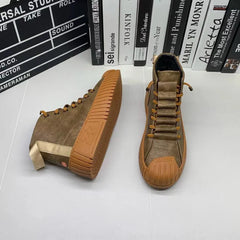 2025 Autumn and Winter Men Boots Increased Boots Lace-up Casual Shoes Board Shoes High Quality Outdoor Boot British Style New