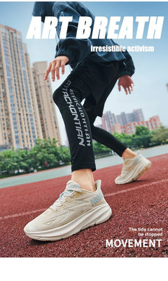 Men Sports Running Shoes Casual Carbon Plate Marathon Breathable Lightweight Women's Comfortable Athletic Nonskid Sneakers