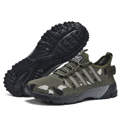 Men's lightweight sneakers summer new breathable anti-slip outdoor racing running shoes fashion Joker student speed sports shoes