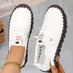 Women Sneakers 2024 New Spring Summer Loafers Soft-soled Roman Breathable Sneakers Women Retro Plus Size Single Shoes for Women