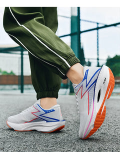 Running Shoes Carbon Board Speciality Marathon Men Sports Breathable Lightweight Women's Comfortable Athletic Nonskid Sneakers