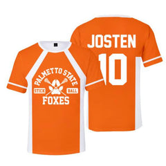 New The Foxhole Court Palmetto State Foxes Lacrosse Jersey Cosplay WILDS MINYARD 3D T-shirt Men/Women Graphic Tees Streetwear