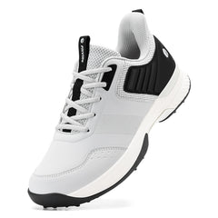Fittington Professional Golf Shoes Wide Man Casual Sneakers Cushioning Outdoor Water Resistant Sport Shoes for Men with Spike