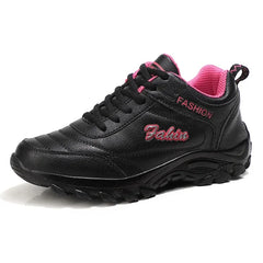 New 2025 Autumn Winter Sneakers Women Comfort Soft Sole Non Slip Casual Shoes for Women PU Waterproof Sport Shoes Zapatillas