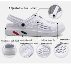 Male Slippers EVA Outdoor Vacation Simple Sandals Indoor Anti-slip Waterproof Clogs Off White Shose Summer Platform Shoes