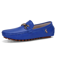 YRZL Men's Loafers Dress Office Shoes Men PU Leather Casual Shoes Lightweight Breathable Comfortable Slip on Driving Shoes Men