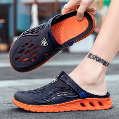 Summer Comfortable Men's Garden Clogs Male Outdoor EVA Injection Clogs Casual Sandal Men Beach Slippers Water Shoes Pool Sandals