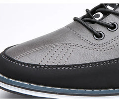 New Men's Leather Flat Casual Shoes Soft Sole Slip on Loafers Business Formal Shoes for Men Zapatos Casuales De Hombre Plus Size