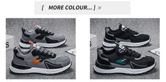 Fashion Men Shoes Versatile Mesh Men Sneakers Brand Breathable Running Shoes Anti-Slip Platform Sport Shoes Male Tenis Masculino