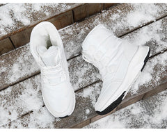 2023 Winter White Snow Boots Waterproof Non-slip Thicken Plush Warm Ankle Boots Women Shoes Botas Mujer Platform Shoes
