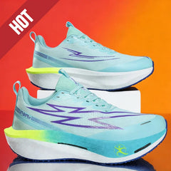 Running Shoes Marathon Carbon Board Air Cushion Men Sports Breathable Lightweight Women's Comfortable Athletic Nonskid Sneakers