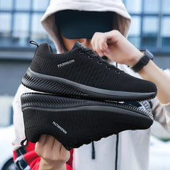 Summer Breathable Men's Casual Shoes Mesh Breathable Man Casual Shoes Fashion Moccasins Lightweight Men Sneakers Hot Sale 36-48